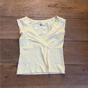 brandy melville yellow top